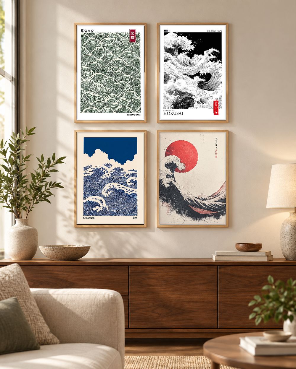 Set de cuadros decorativos que combinan