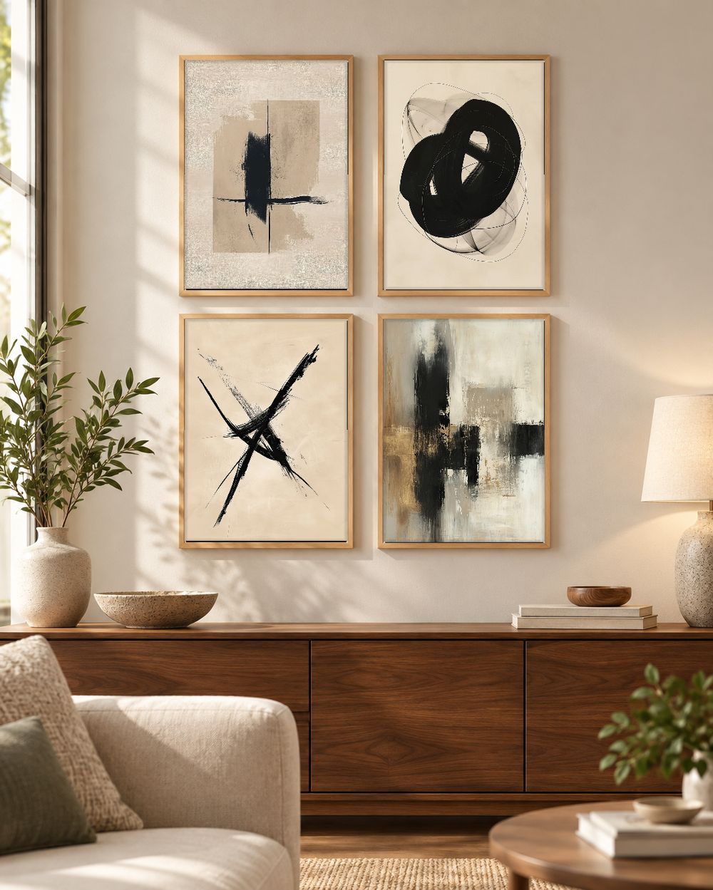 Set de cuadros decorativos que combinan