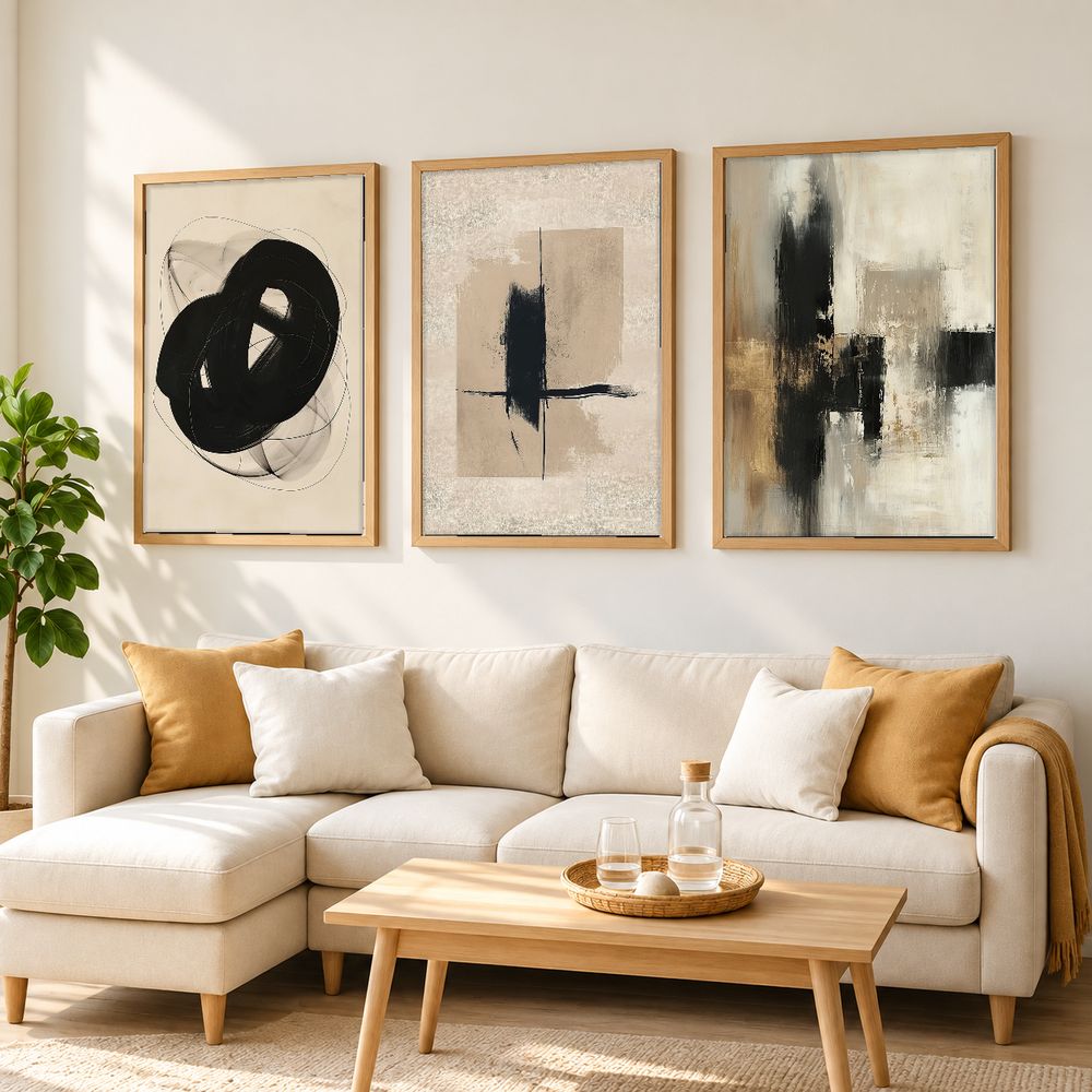 Set de cuadros decorativos que combinan