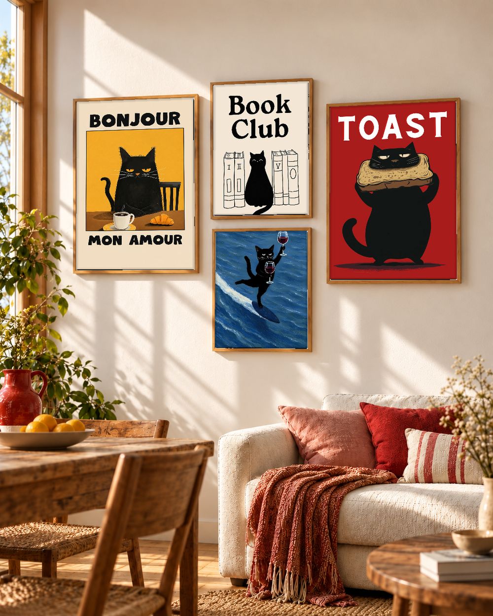 Set de cuadros decorativos que combinan