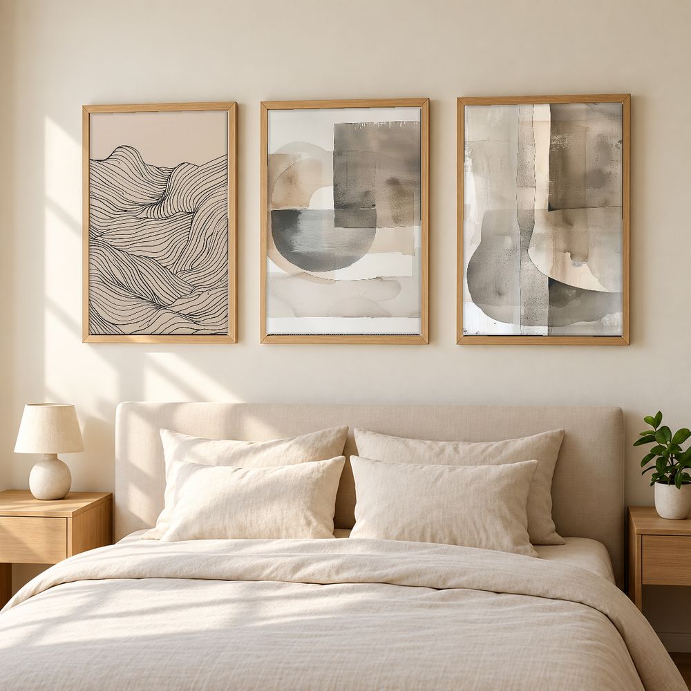 Set de cuadros decorativos que combinan