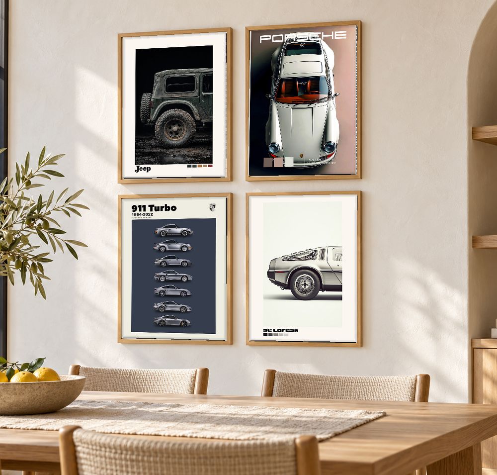 Set de cuadros decorativos que combinan