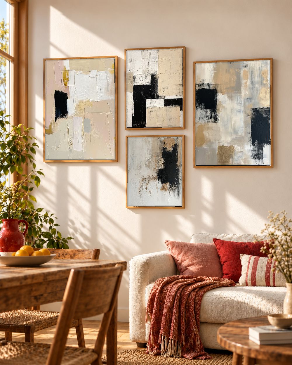 Set de cuadros decorativos que combinan
