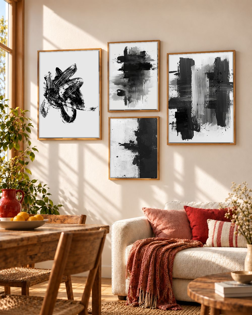 Set de cuadros decorativos que combinan