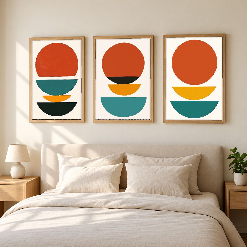 Set de cuadros decorativos que combinan