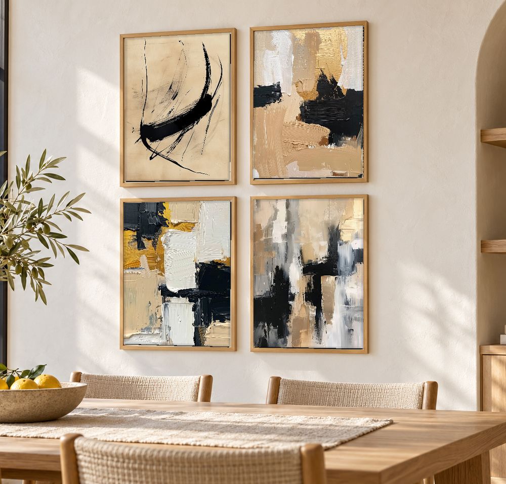 Set de cuadros decorativos que combinan