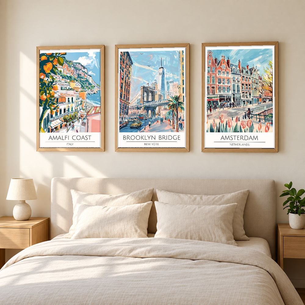 Set de cuadros decorativos que combinan