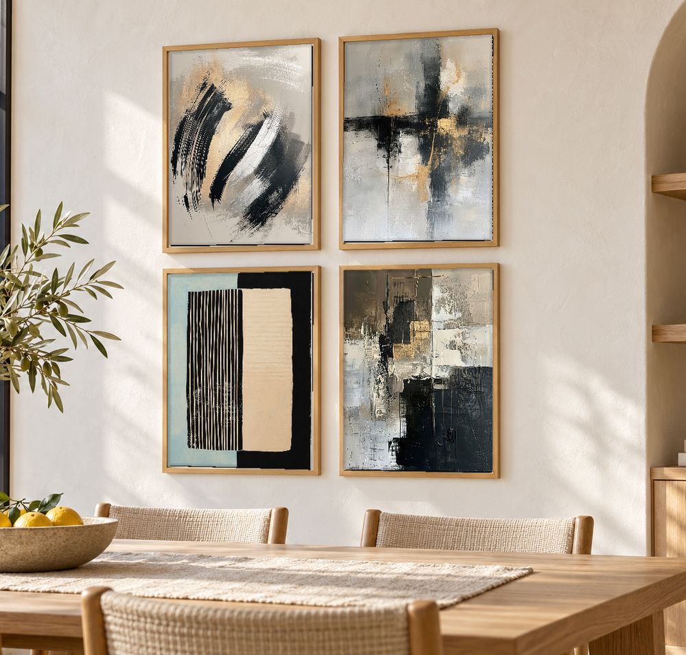 Set de cuadros decorativos que combinan