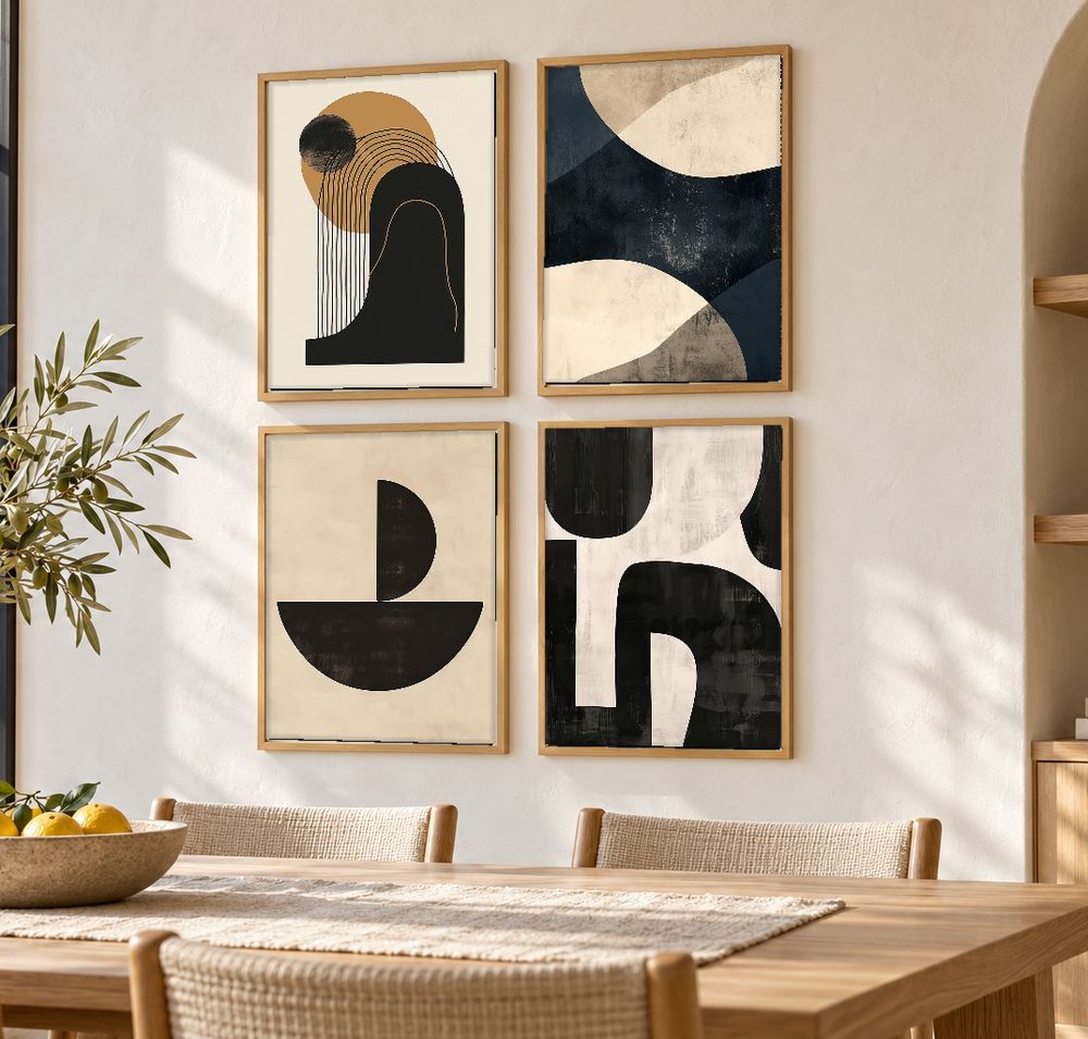 Set de cuadros decorativos que combinan