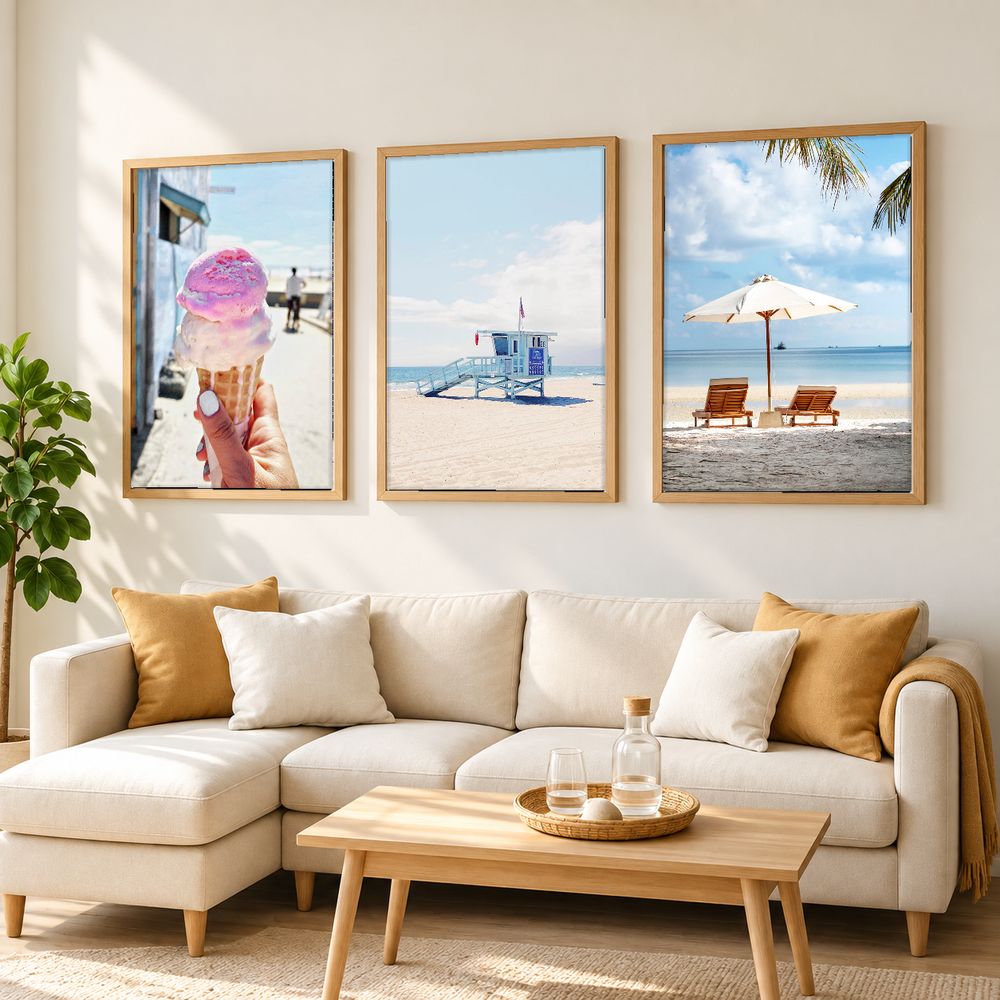 Set de cuadros decorativos que combinan