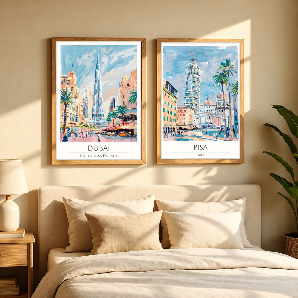 Set de cuadros decorativos que combinan