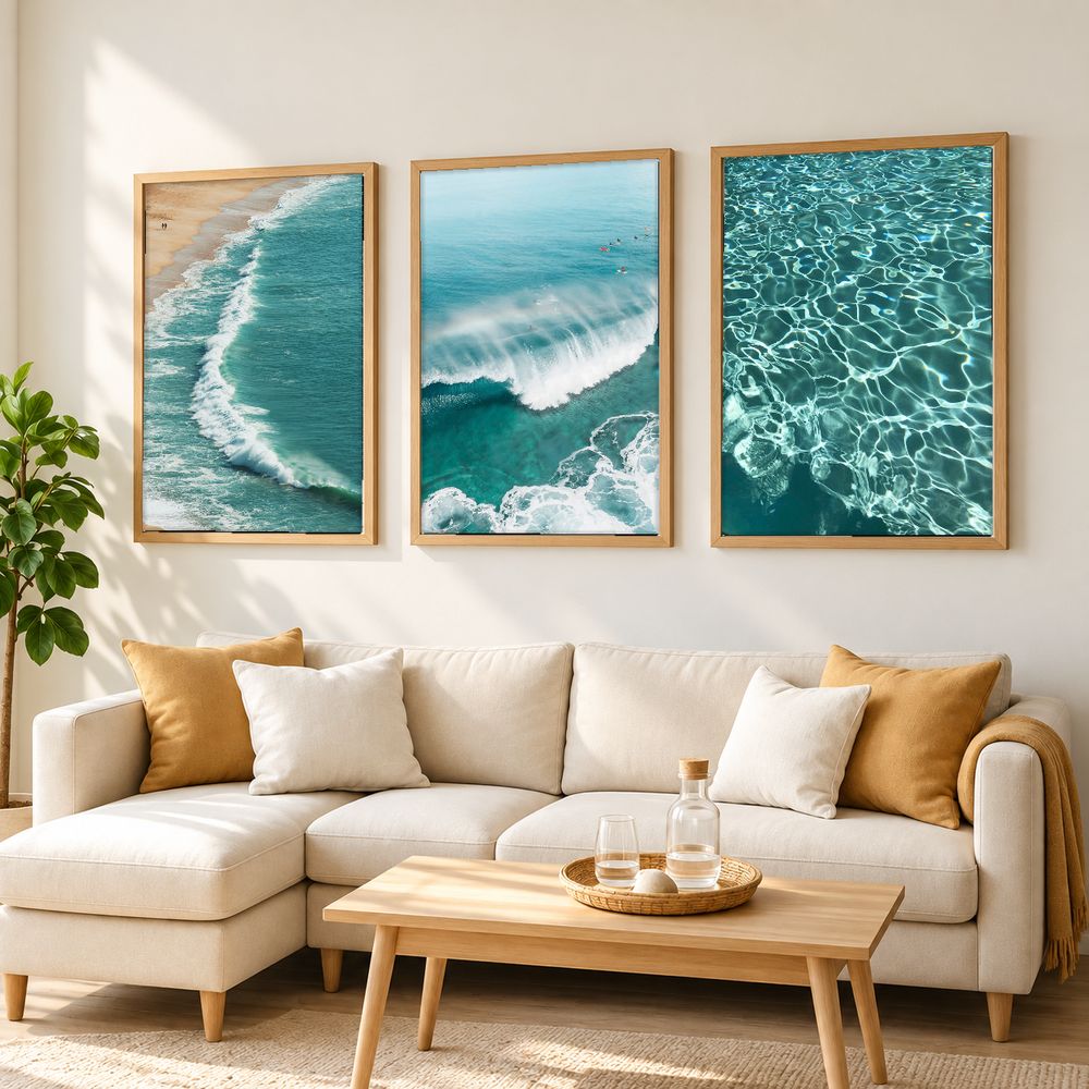 Set de cuadros decorativos que combinan