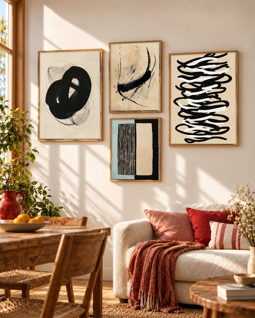 Set de cuadros decorativos que combinan