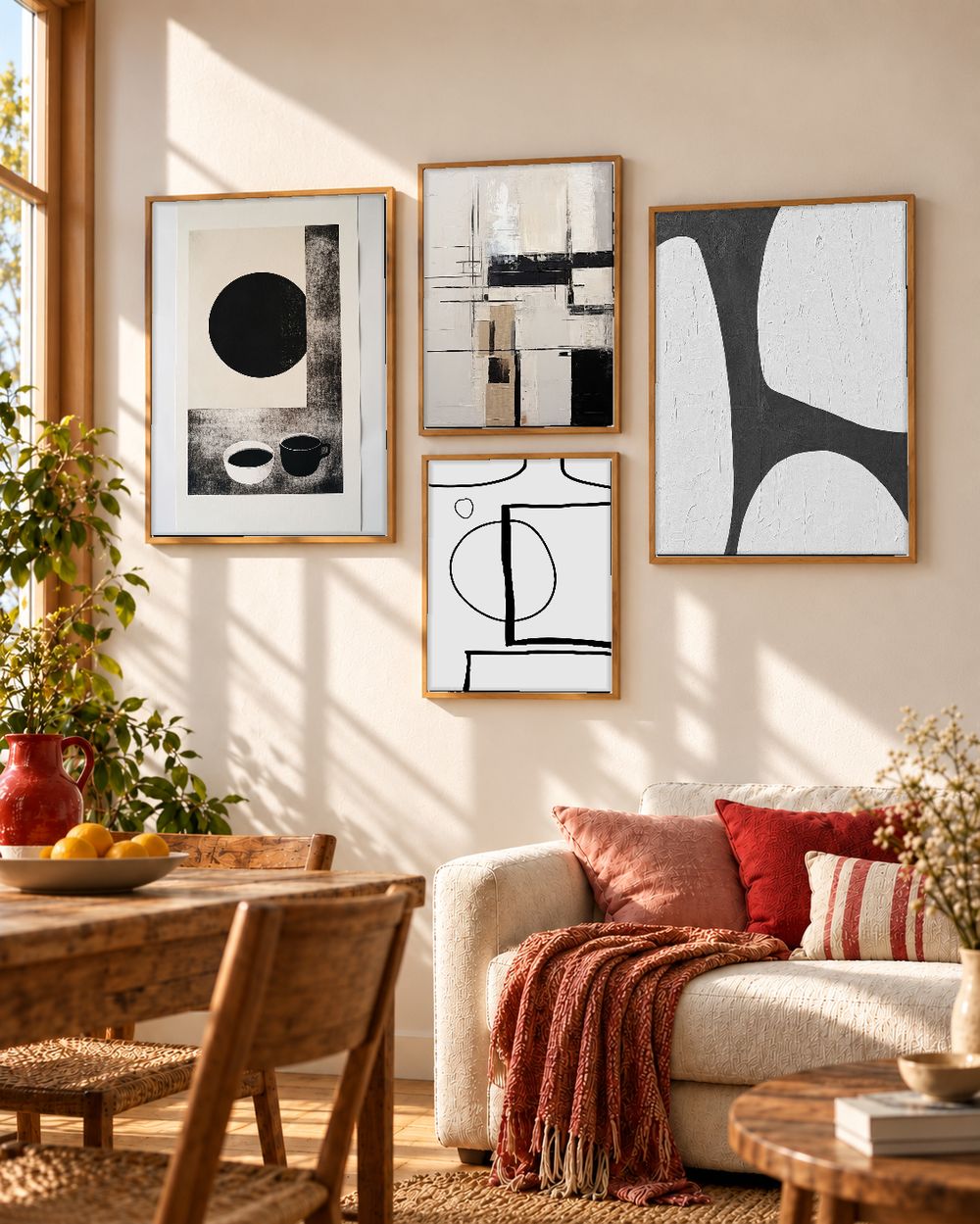 Set de cuadros decorativos que combinan