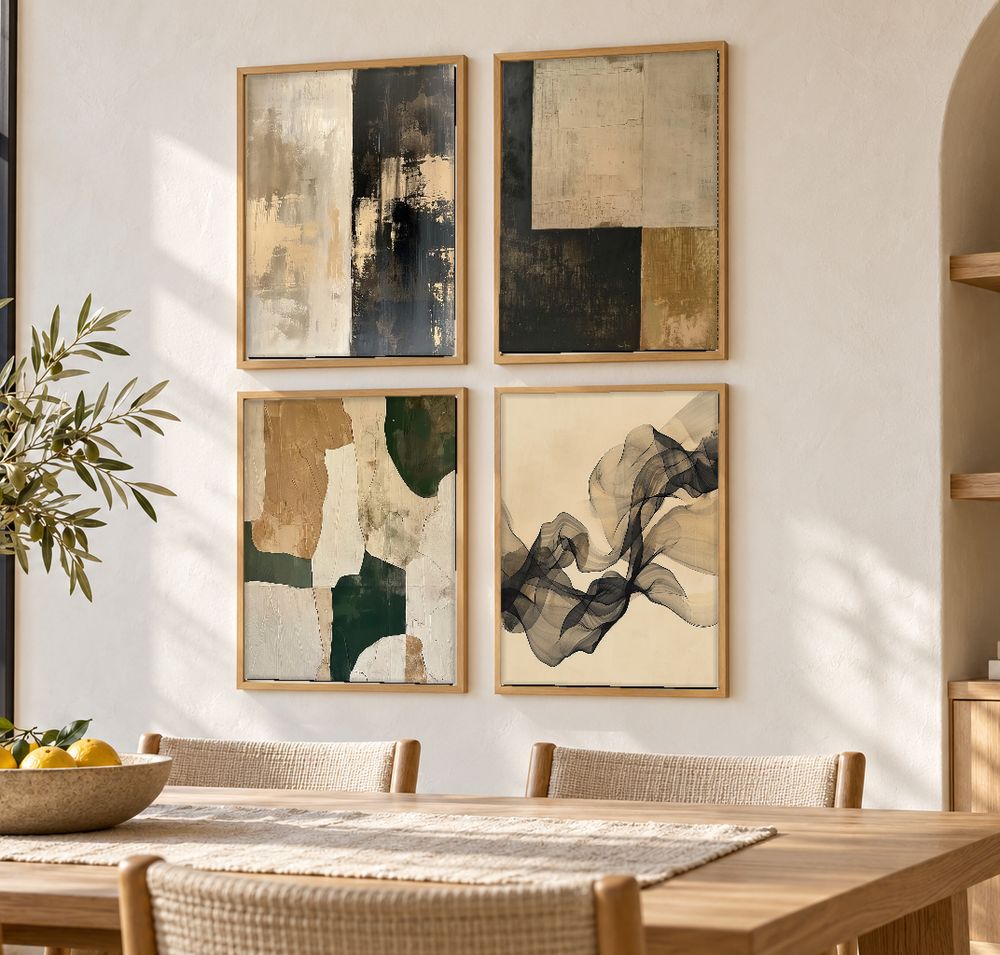 Set de cuadros decorativos que combinan