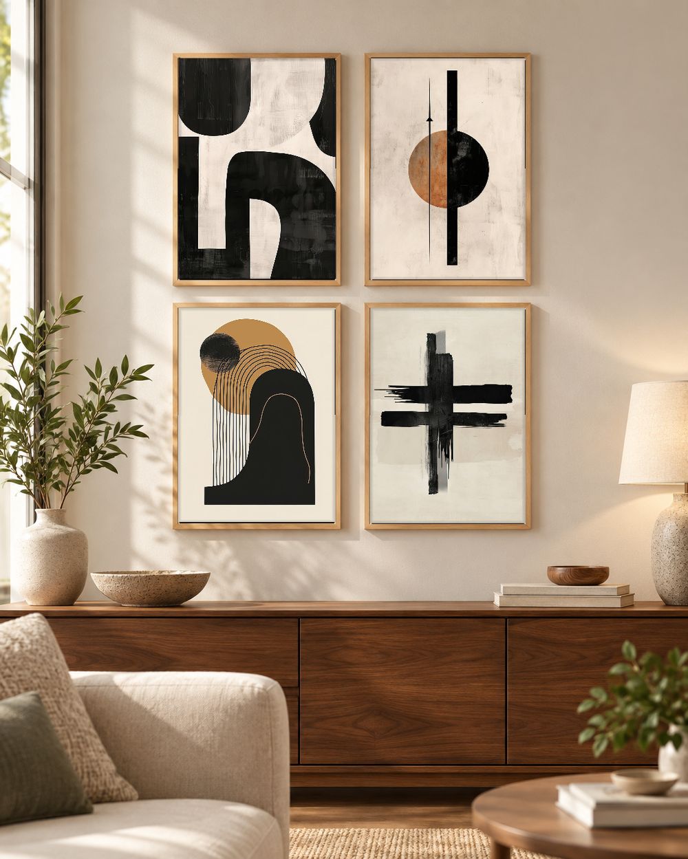 Set de cuadros decorativos que combinan