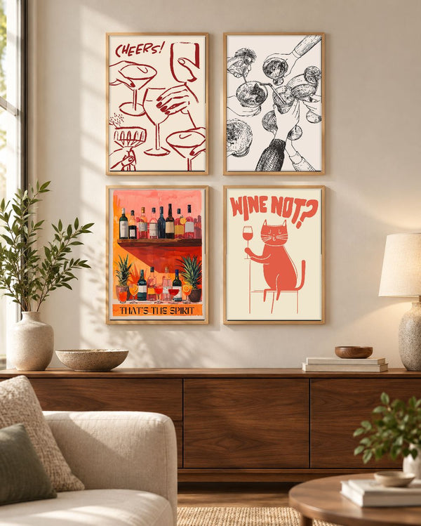 Set de cuadros decorativos que combinan