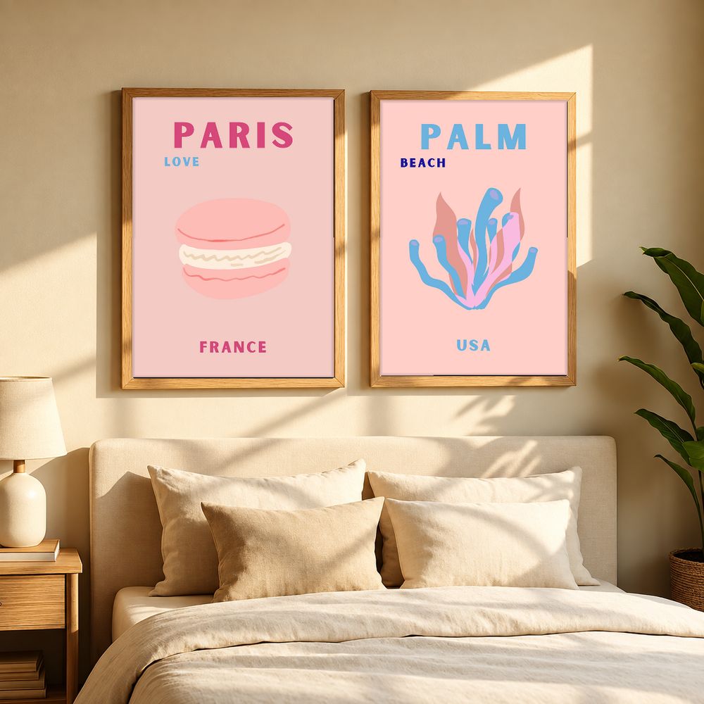 Set de cuadros decorativos que combinan