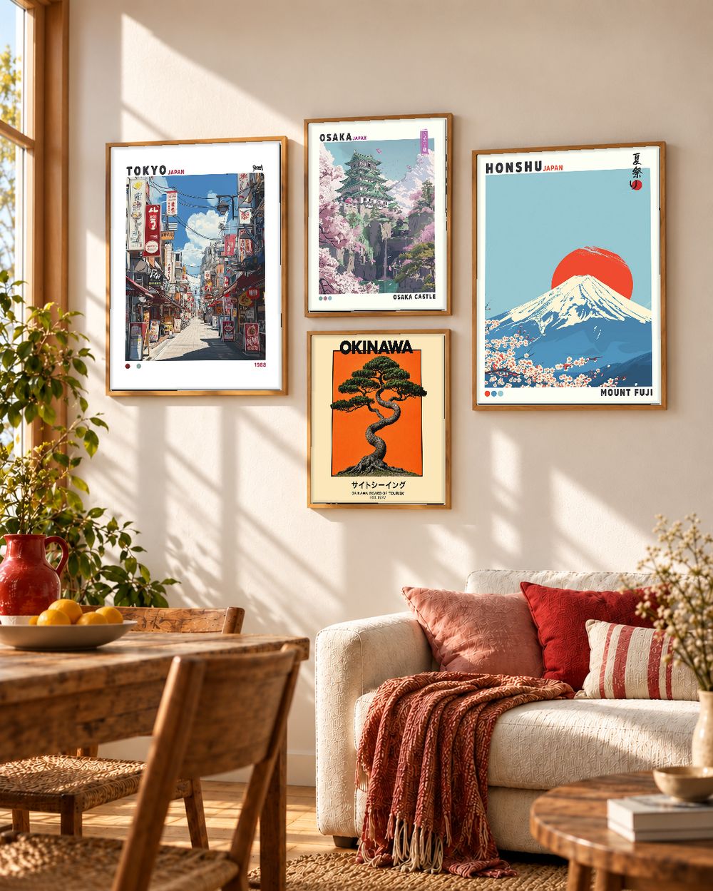Set de cuadros decorativos que combinan
