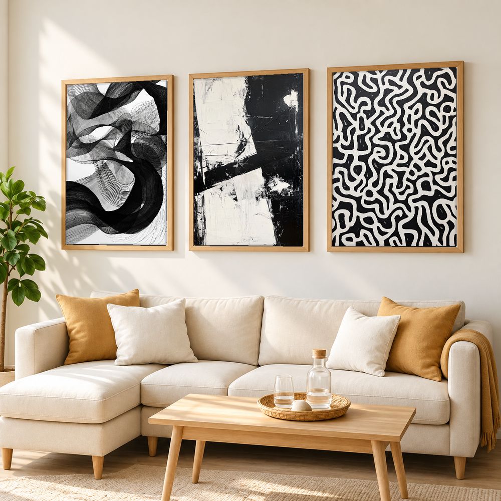 Set de cuadros decorativos que combinan
