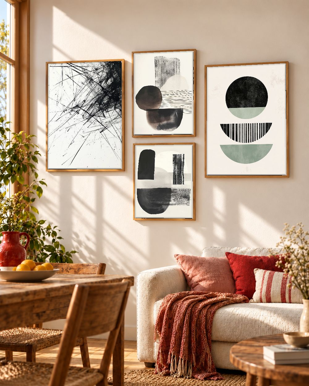 Set de cuadros decorativos que combinan