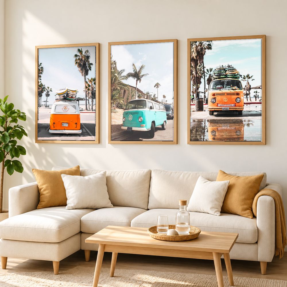 Set de cuadros decorativos que combinan