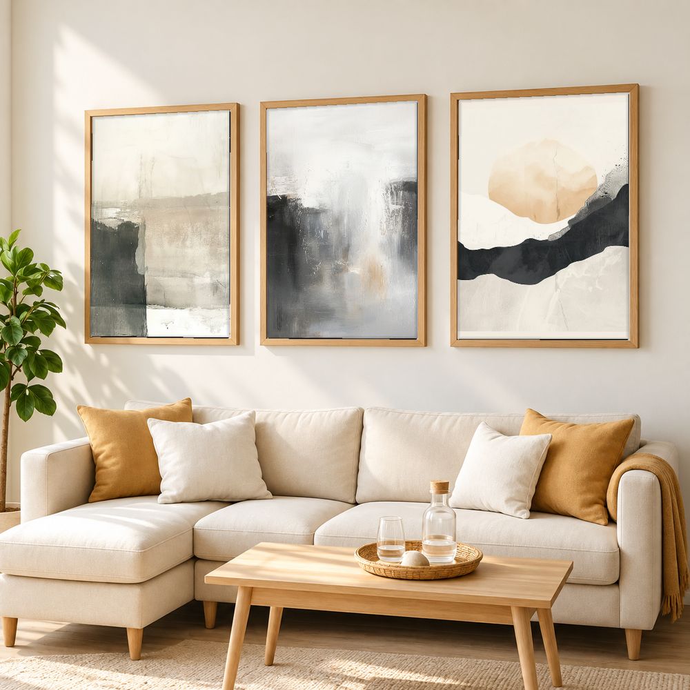 Set de cuadros decorativos que combinan