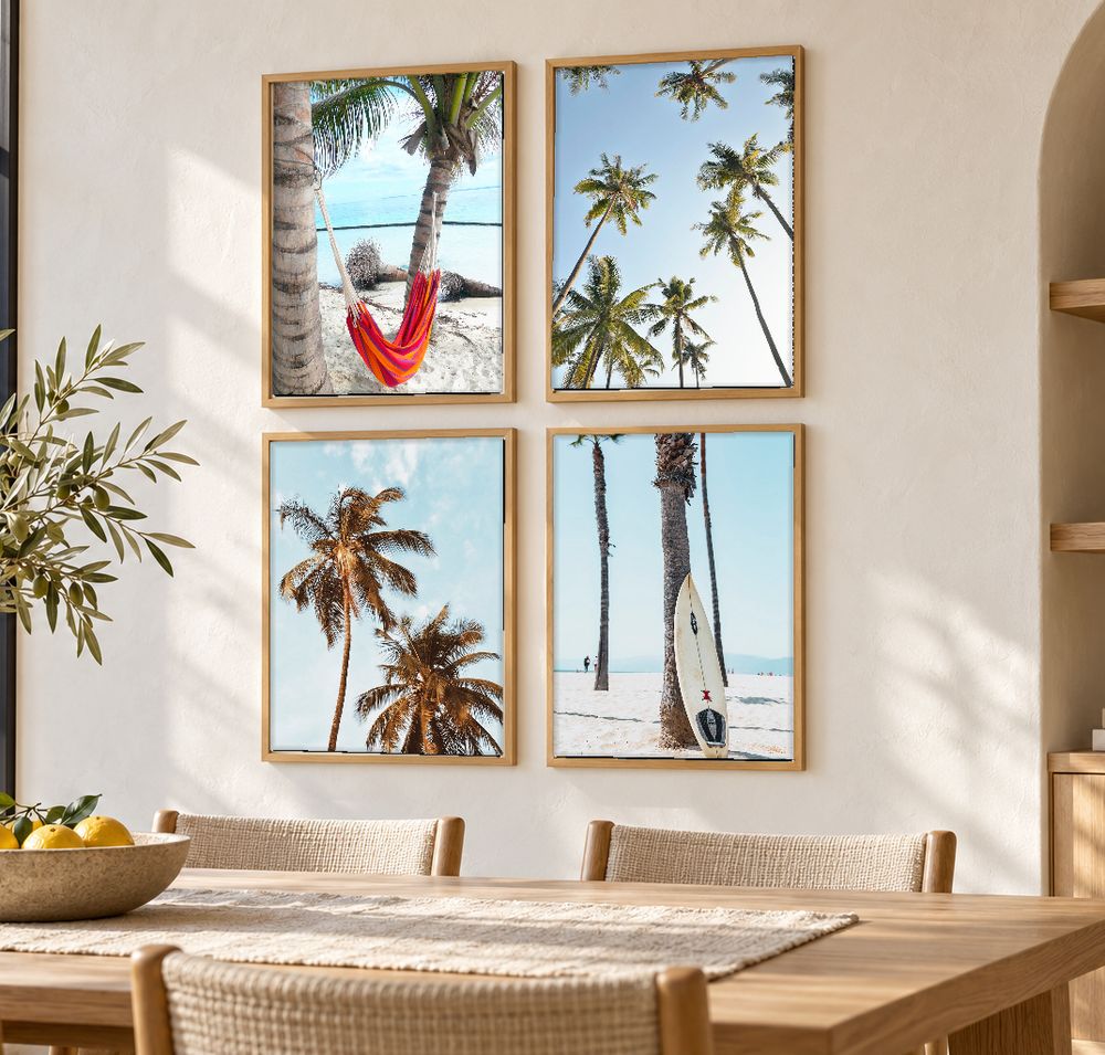 Set de cuadros decorativos que combinan