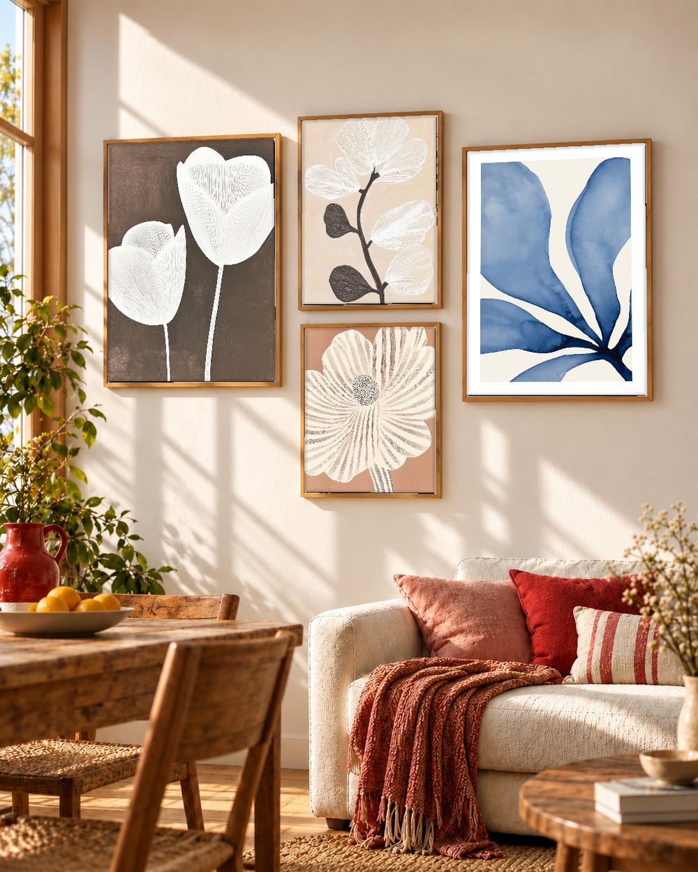 Set de cuadros decorativos que combinan
