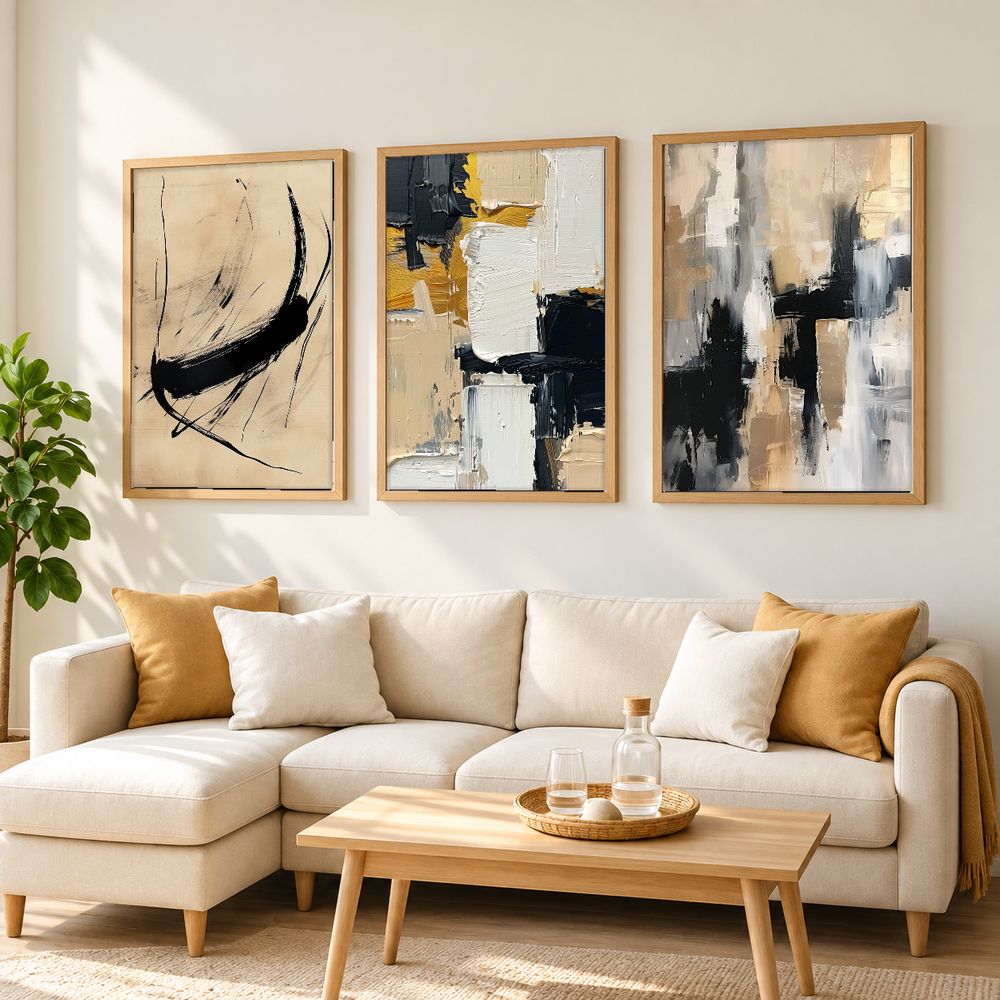 Set de cuadros decorativos que combinan