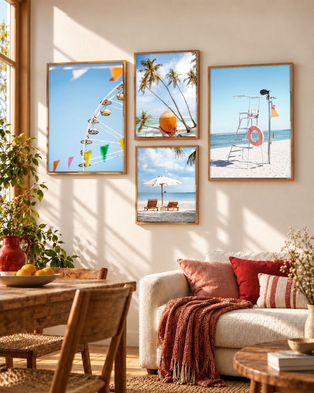 Set de cuadros decorativos que combinan