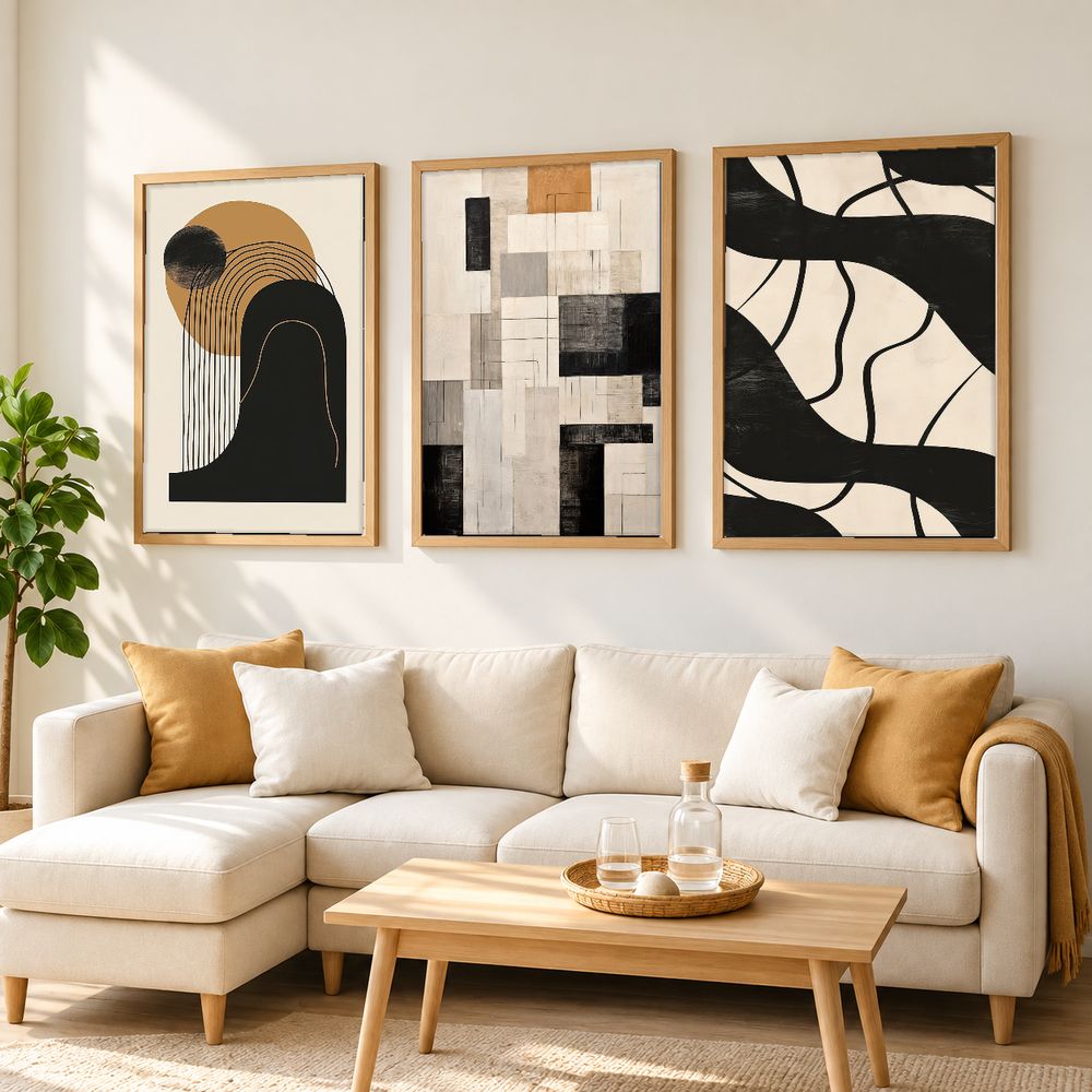 Set de cuadros decorativos que combinan