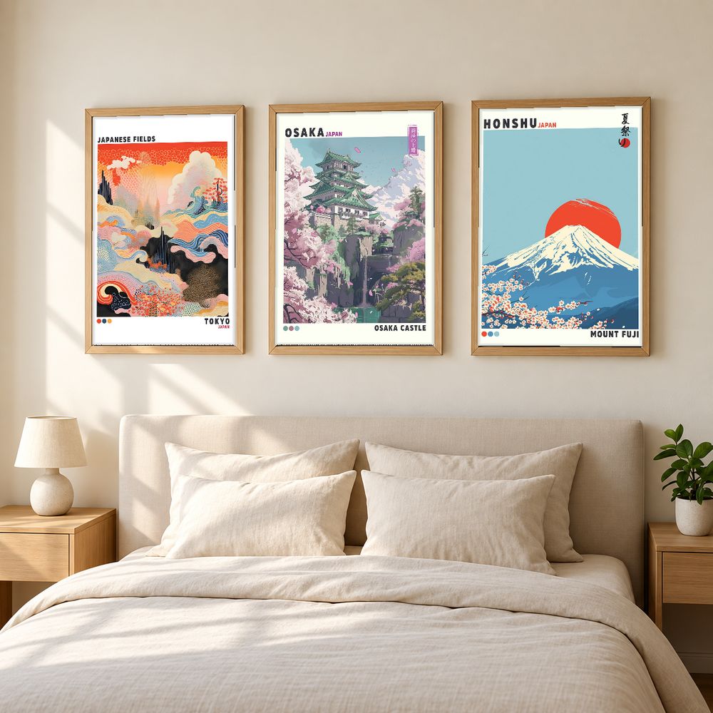 Set de cuadros decorativos que combinan