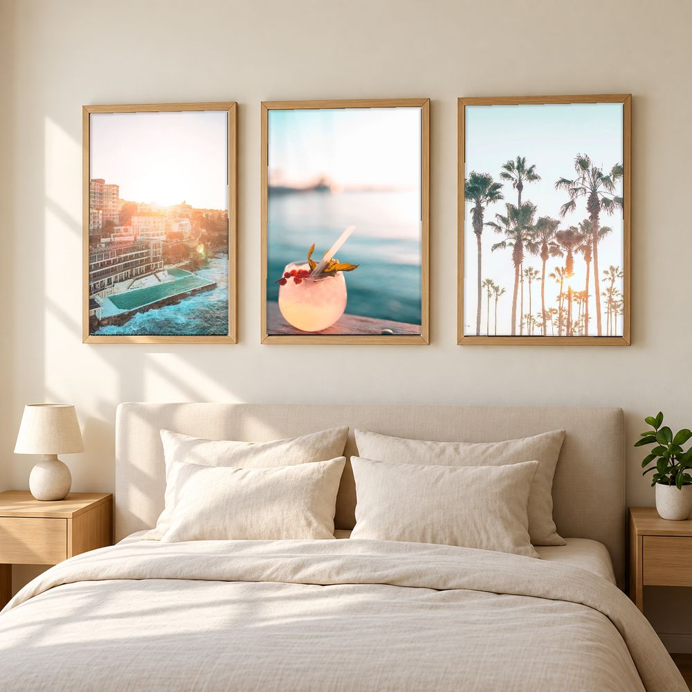 Set de cuadros decorativos que combinan
