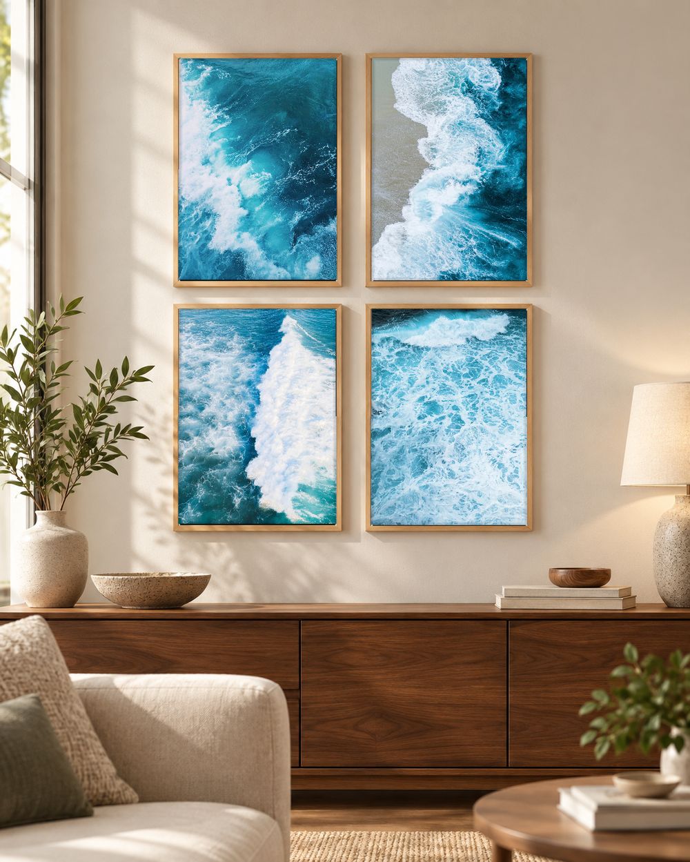 Set de cuadros decorativos que combinan