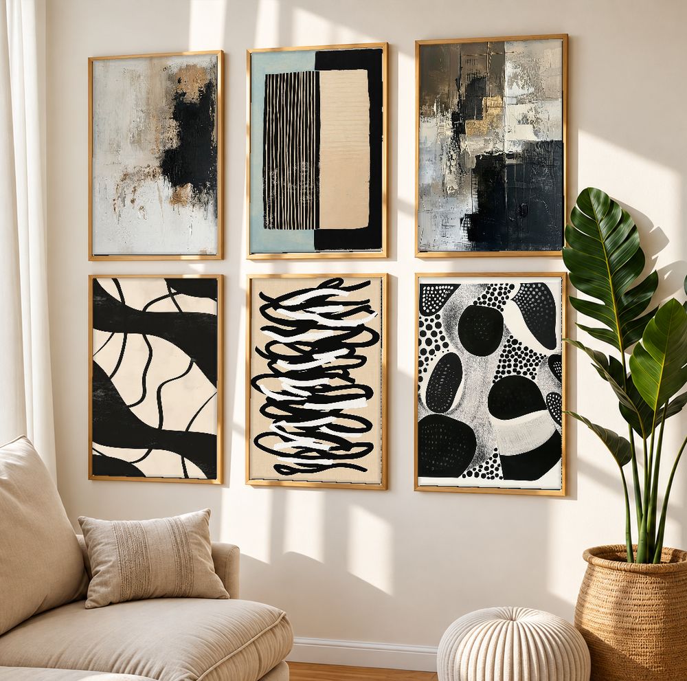 Set de cuadros decorativos que combinan