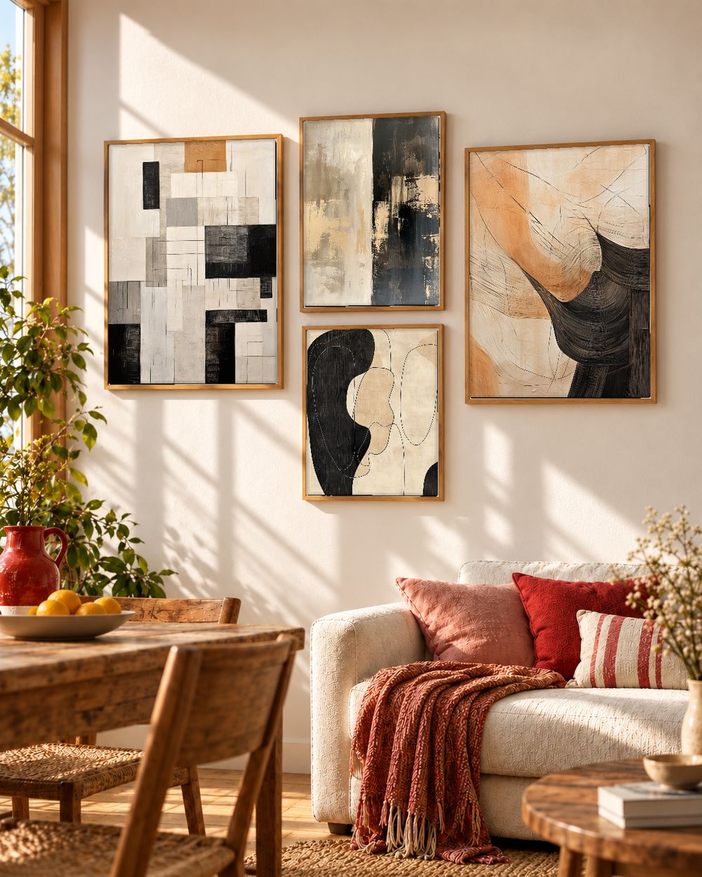 Set de cuadros decorativos que combinan