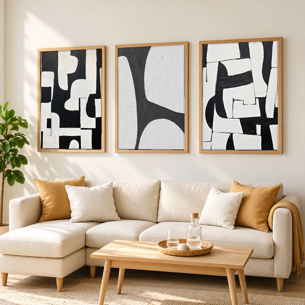 Set de cuadros decorativos que combinan