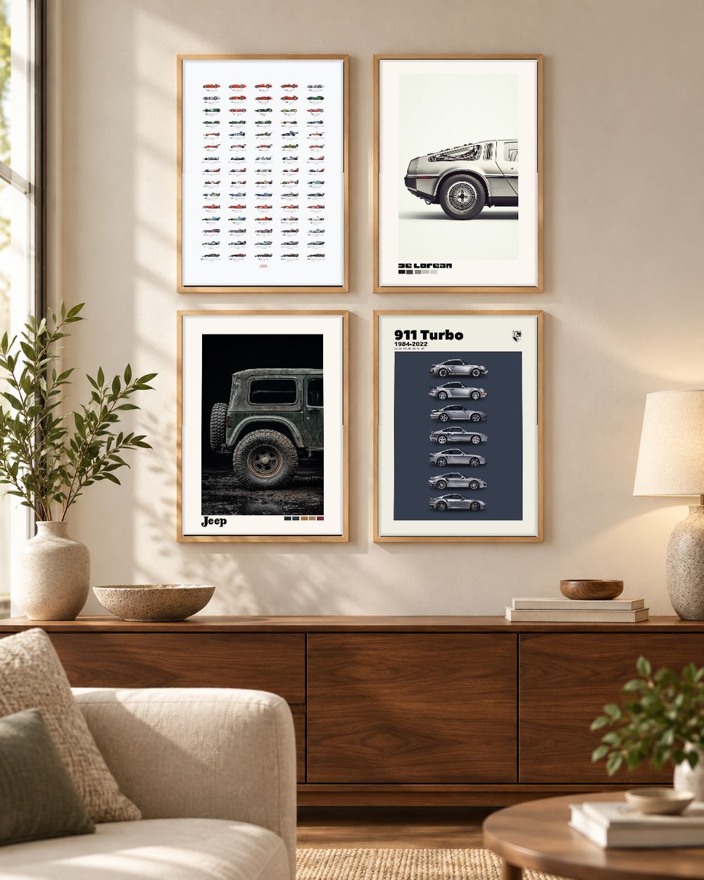 Set de cuadros decorativos que combinan