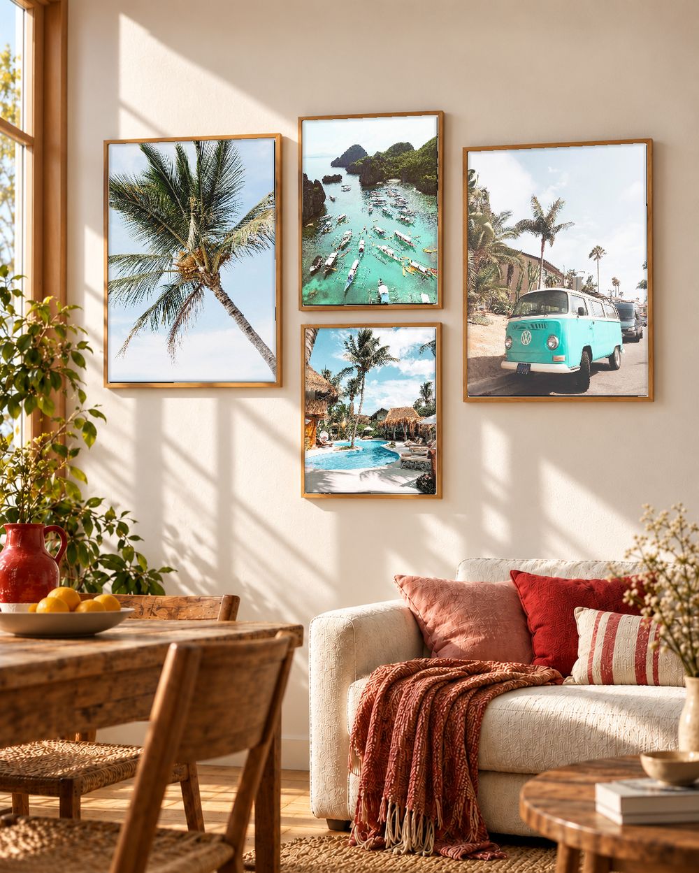 Set de cuadros decorativos que combinan