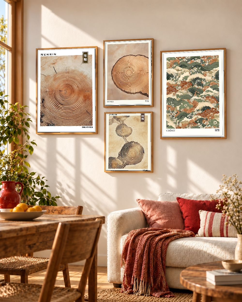Set de cuadros decorativos que combinan