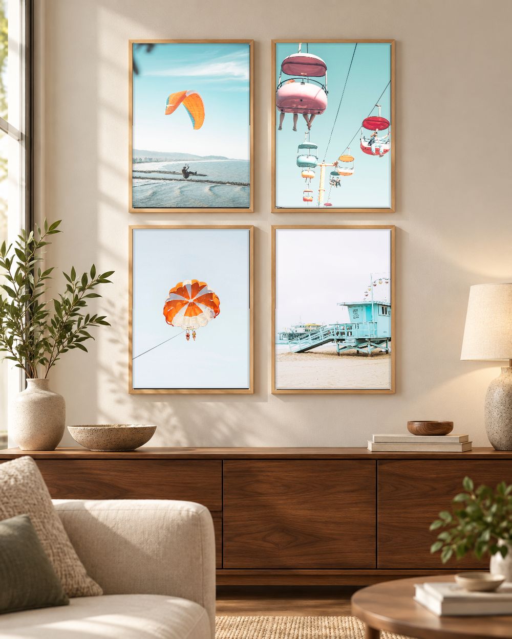 Set de cuadros decorativos que combinan