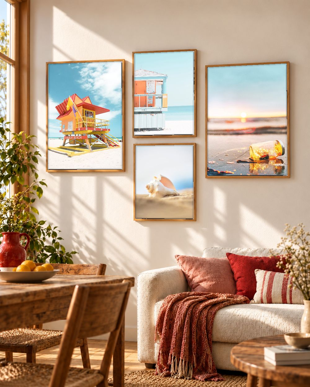 Set de cuadros decorativos que combinan
