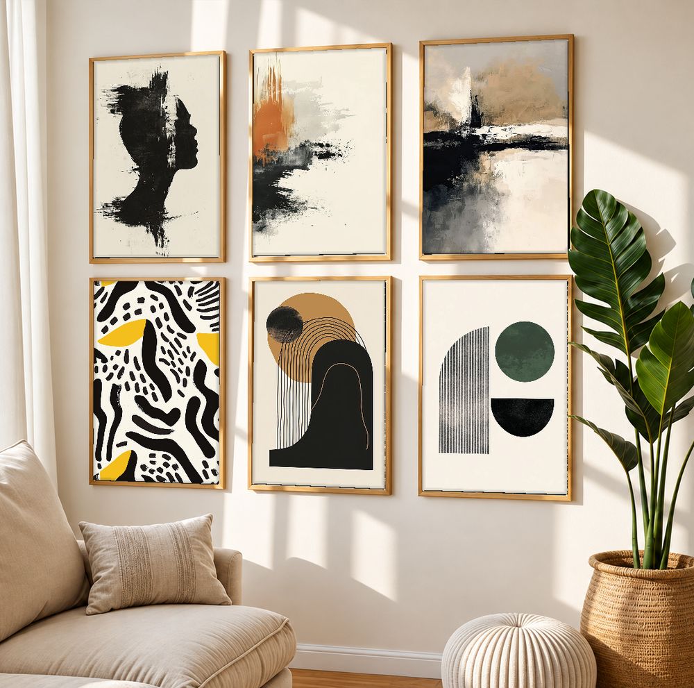 Set de cuadros decorativos que combinan