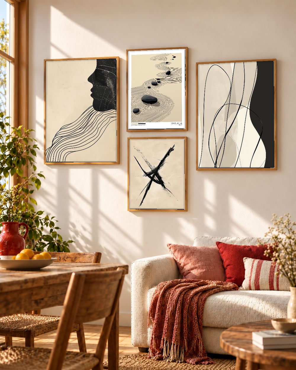 Set de cuadros decorativos que combinan