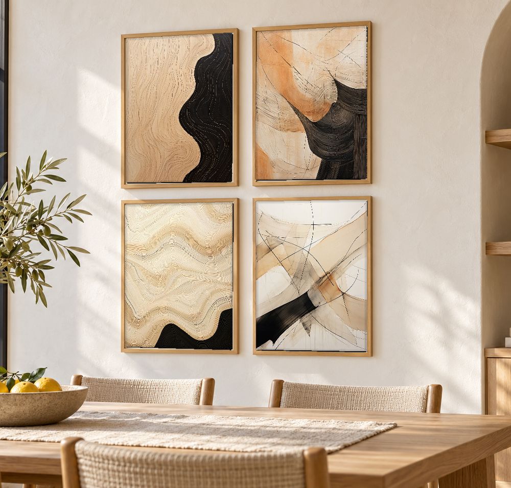 Set de cuadros decorativos que combinan