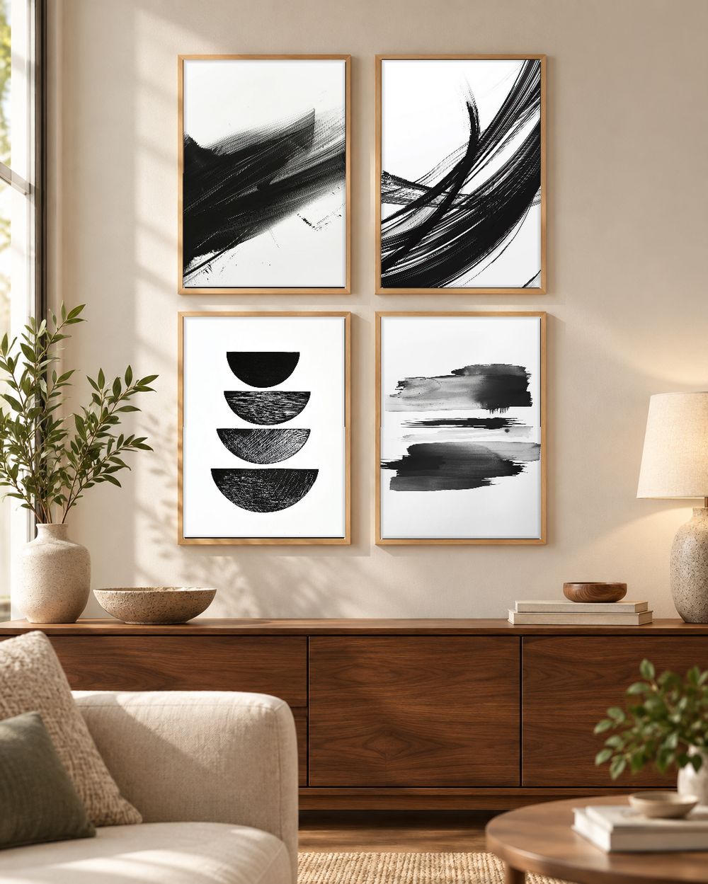 Set de cuadros decorativos que combinan