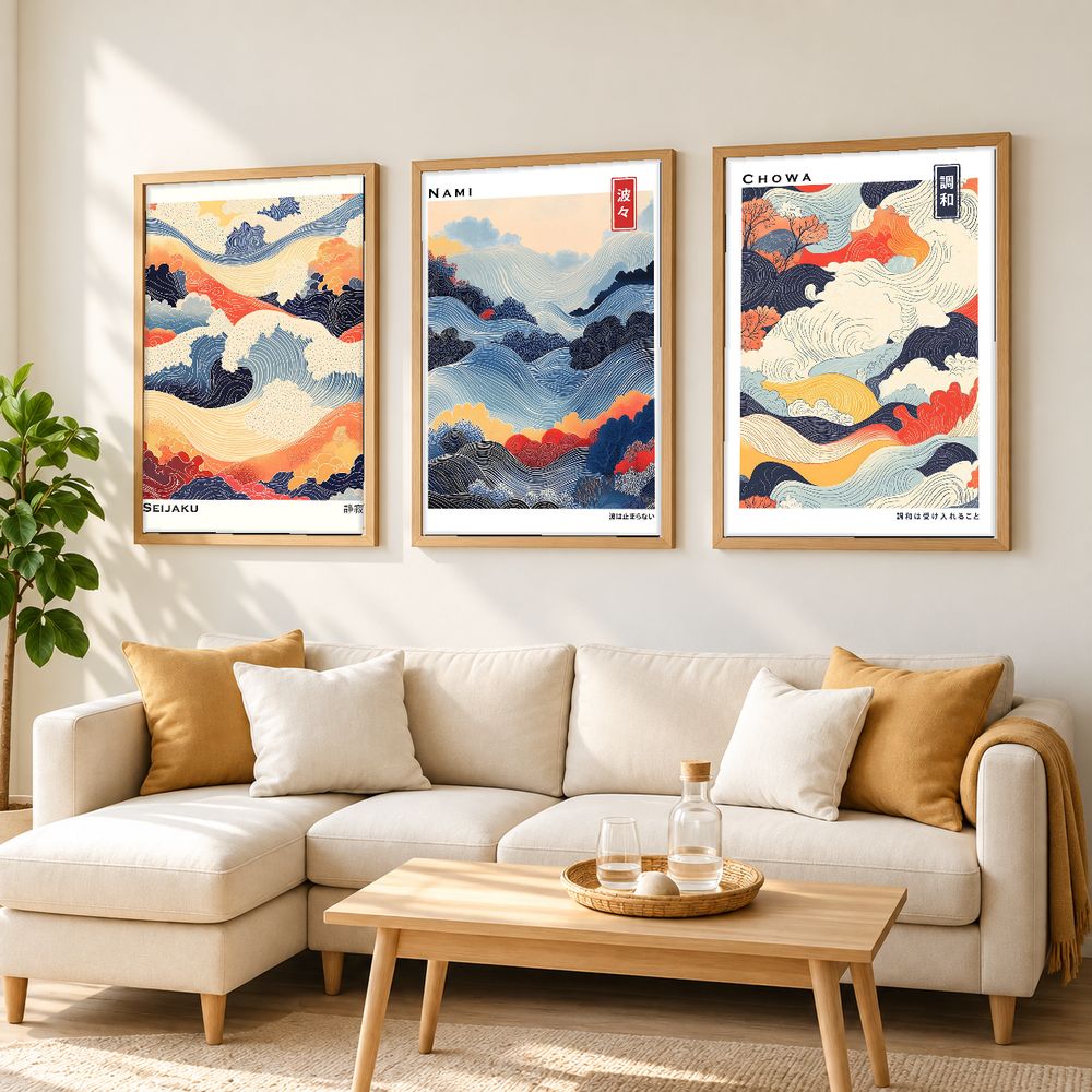 Set de cuadros decorativos que combinan