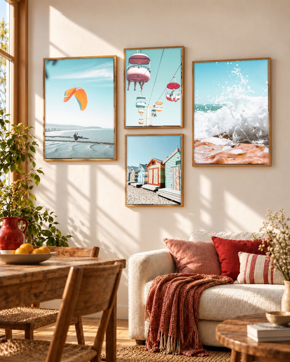 Set de cuadros decorativos que combinan