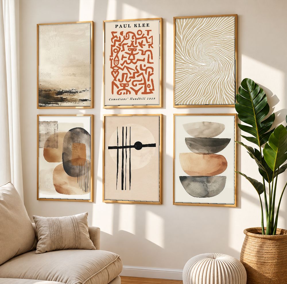 Set de cuadros decorativos que combinan